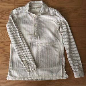 Madewell Striped Popover